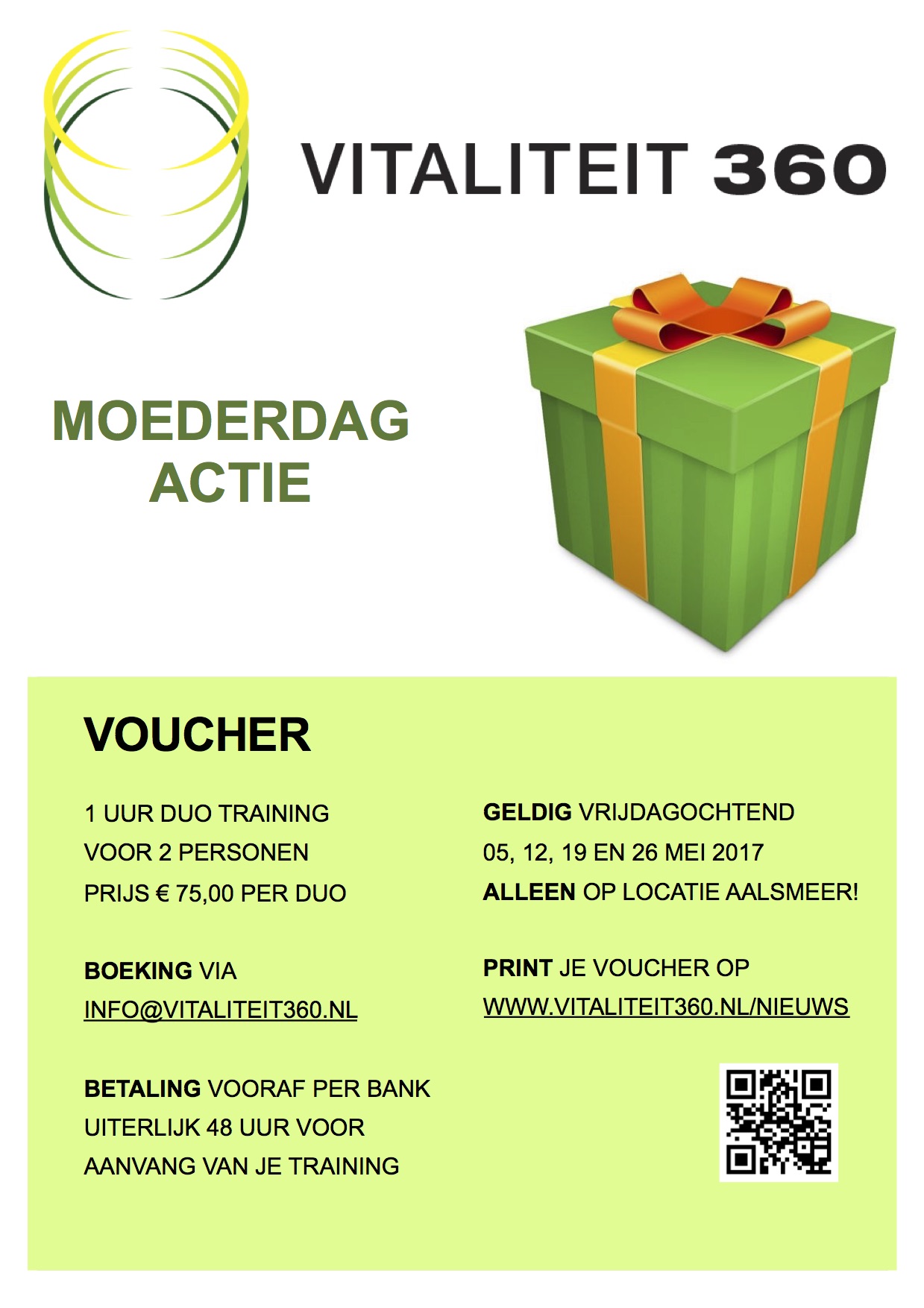 Moederdagactie 2017